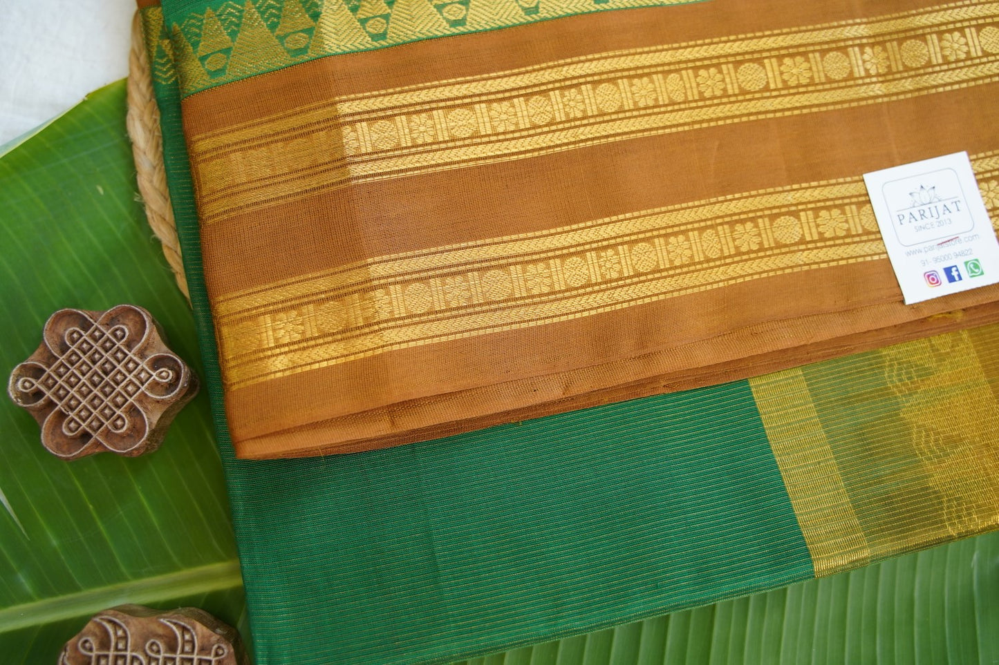 Kanchi Handloom Silk Cotton Saree PC15598