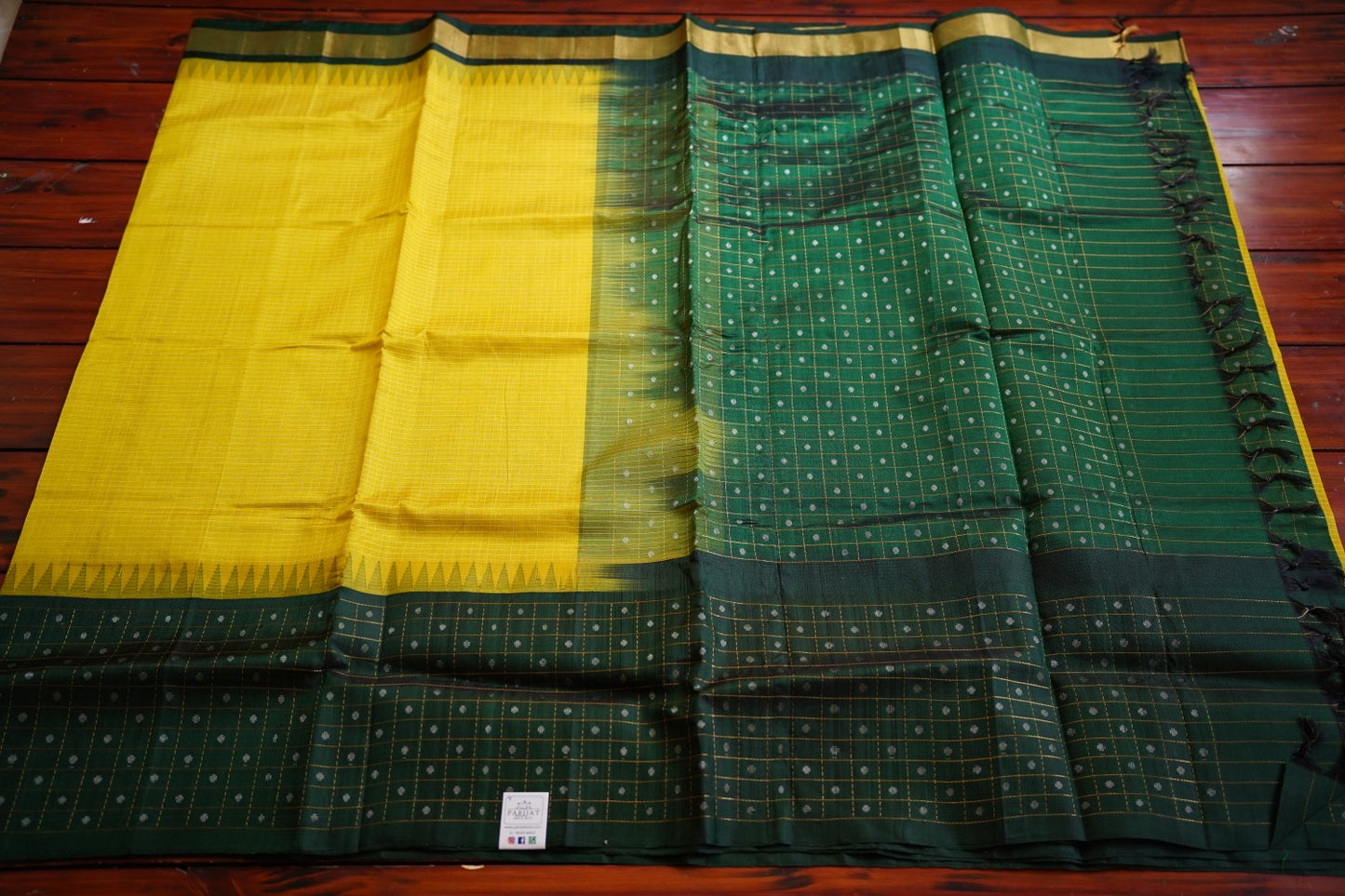 Kanchi Handloom Silk Cotton Saree PC12255