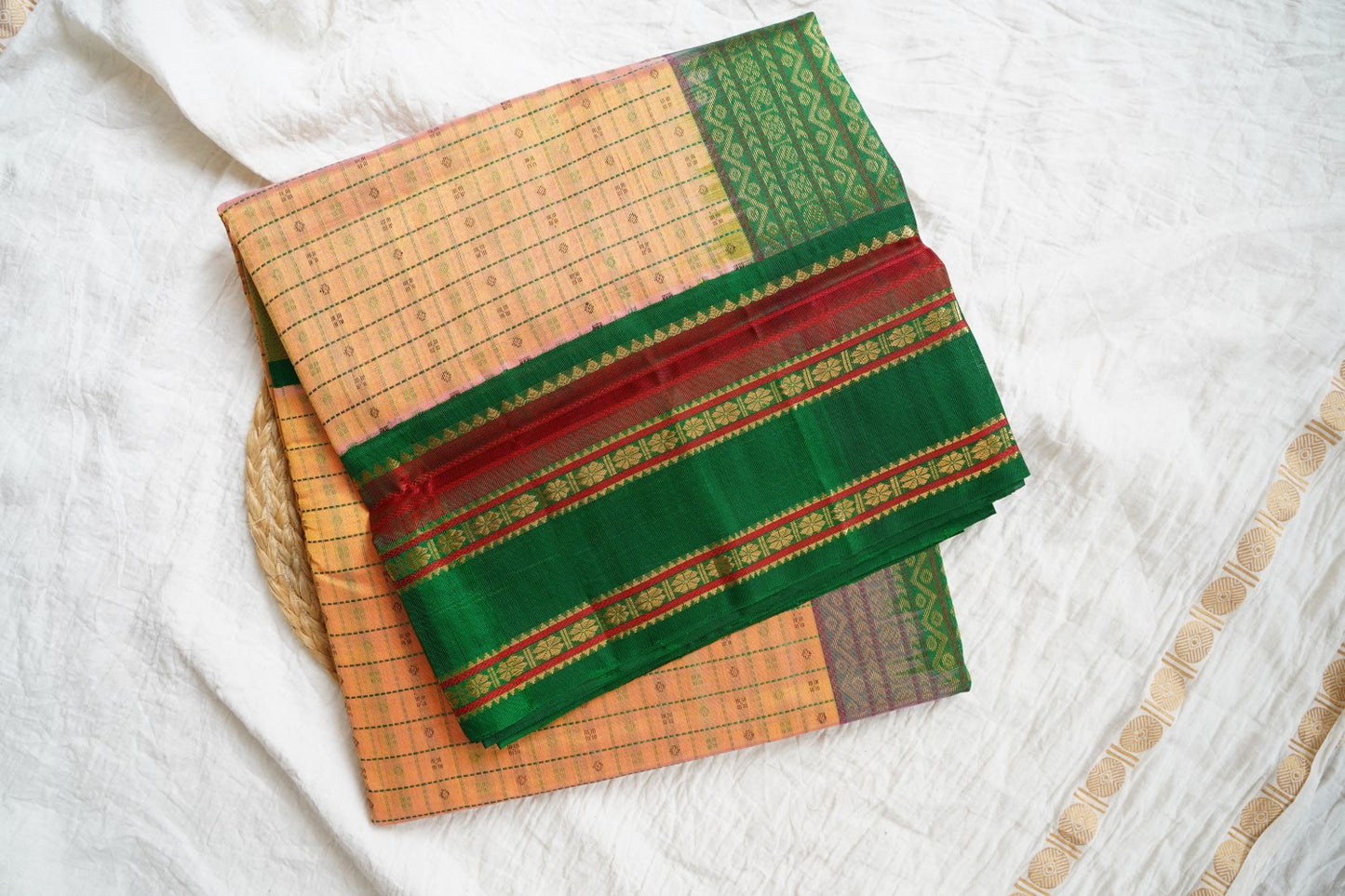 Kanchi Handloom Silk Cotton Saree-PC15726