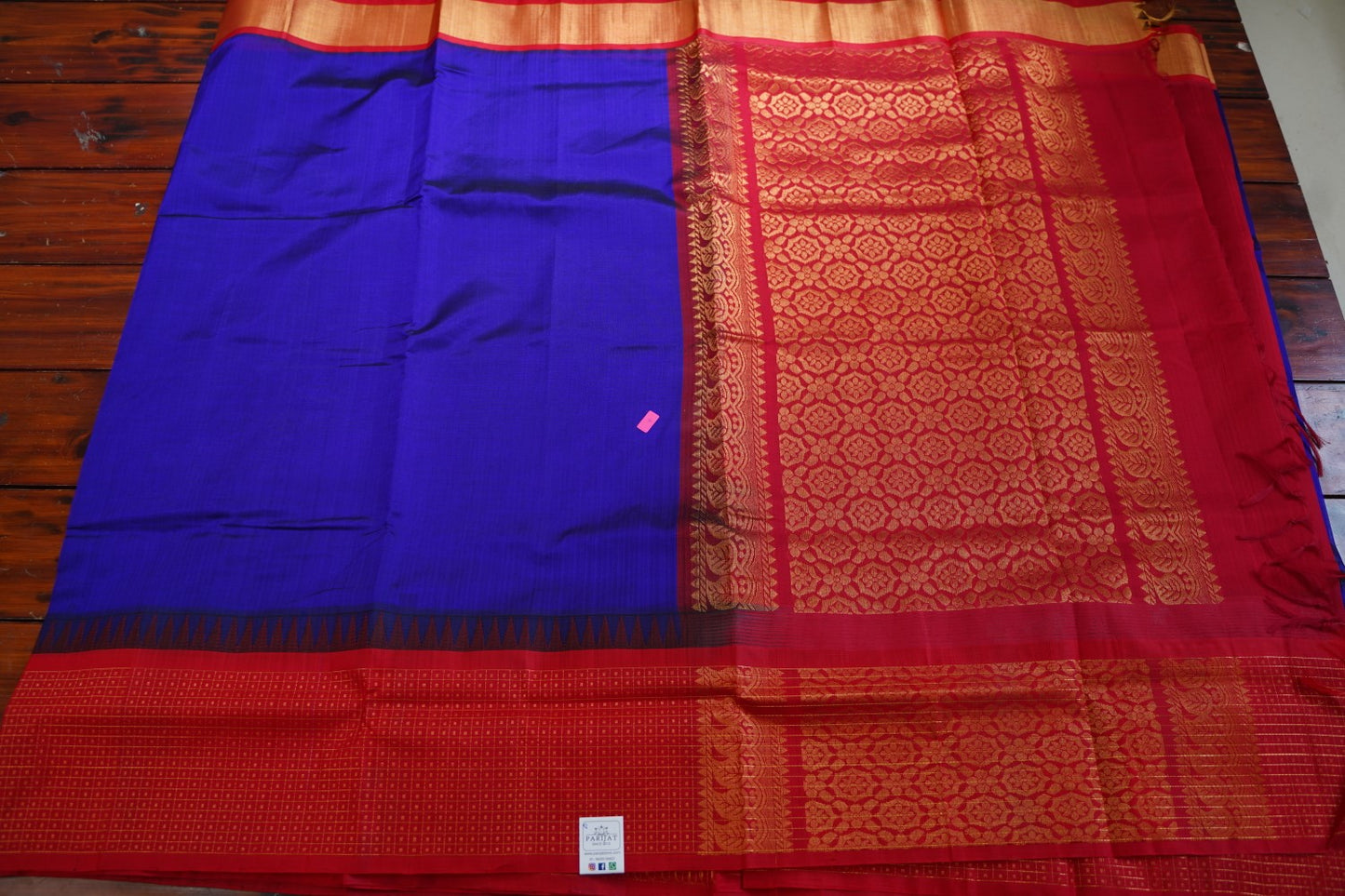 Kanchi Handloom Silk Cotton Saree PC13287