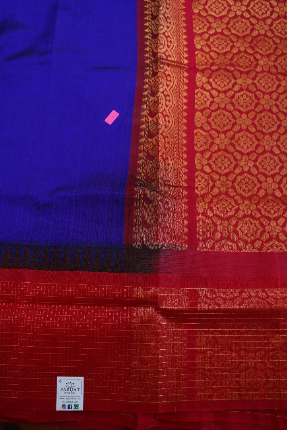 Kanchi Handloom Silk Cotton Saree PC13287