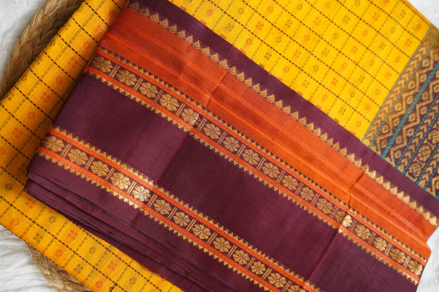 Kanchi Handloom Silk Cotton Saree-PC15725