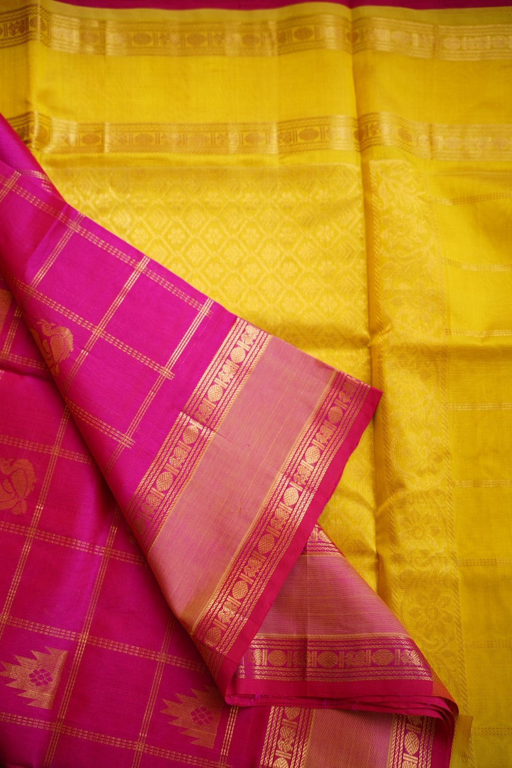 Kanchi Handloom Silk Cotton Saree PC12297