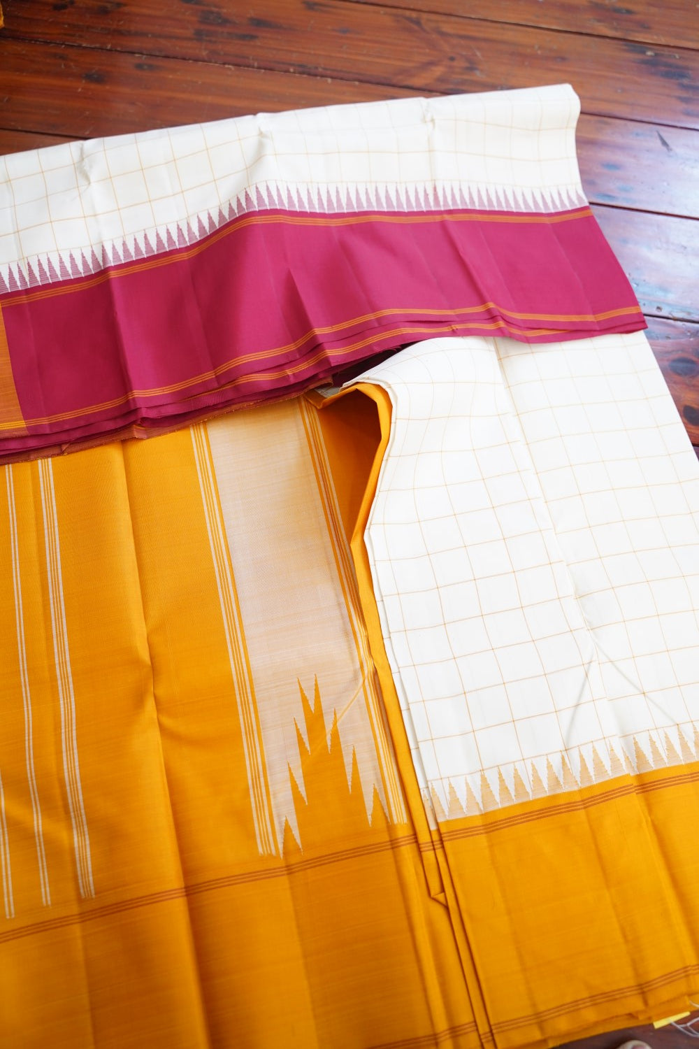 Pure Kanchi Silk Saree PC17018