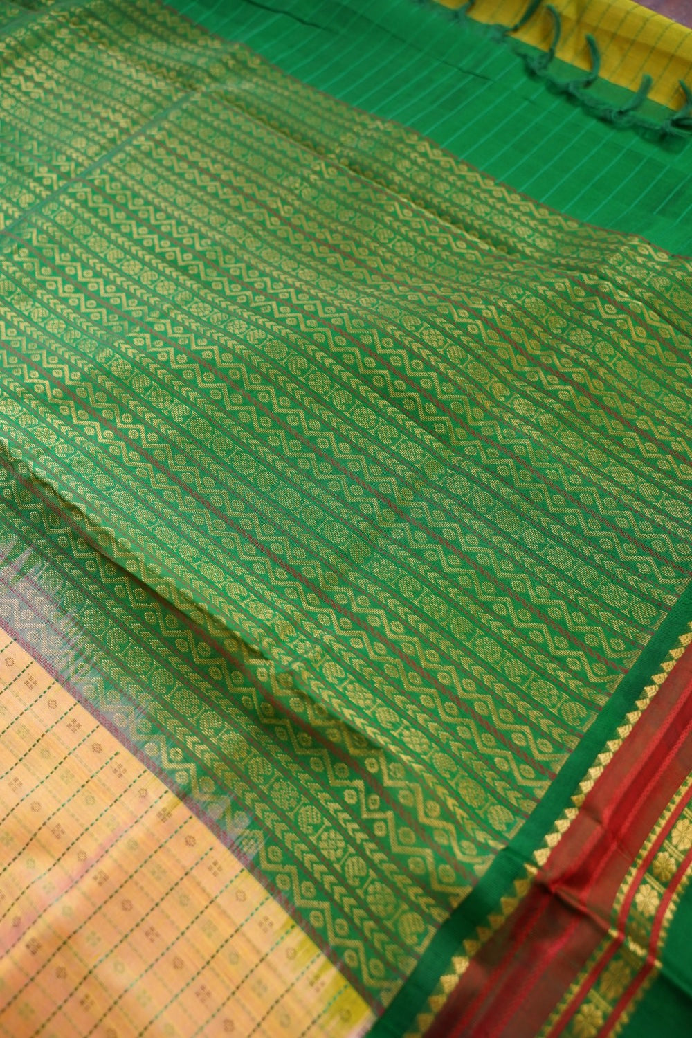 Kanchi Handloom Silk Cotton Saree-PC15726