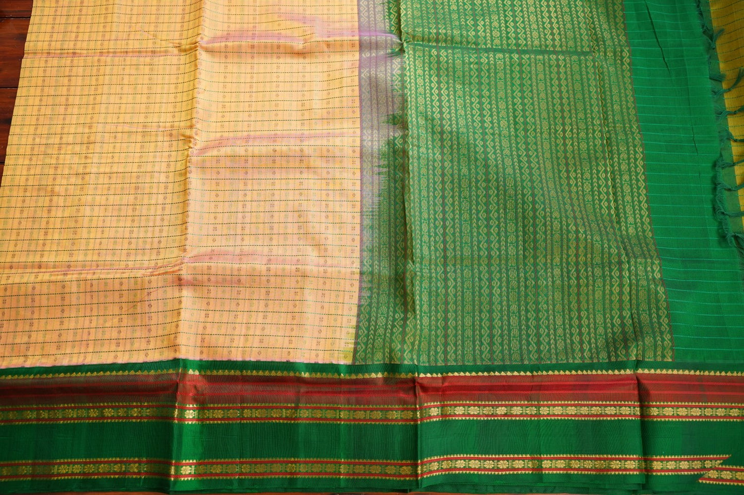 Kanchi Handloom Silk Cotton Saree-PC15726