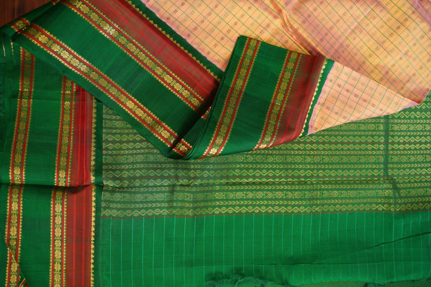 Kanchi Handloom Silk Cotton Saree-PC15726