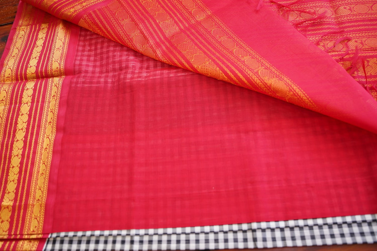 Kanchi Handloom Silk Cotton Saree PC17807