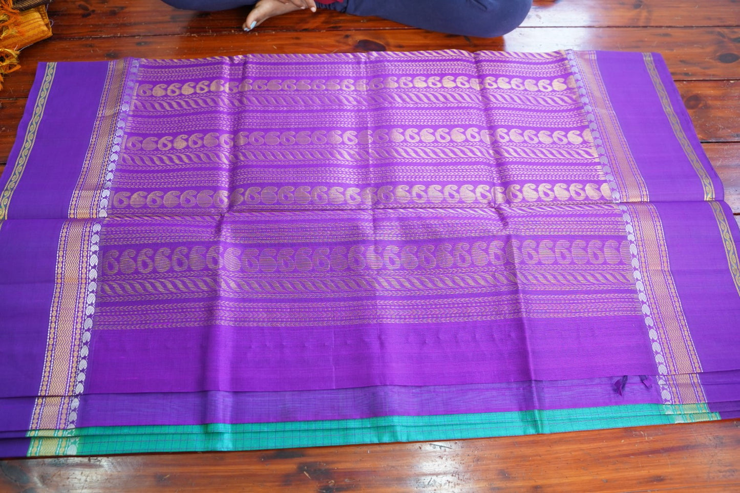 Kanchi Handloom Silk Cotton Saree PC16998