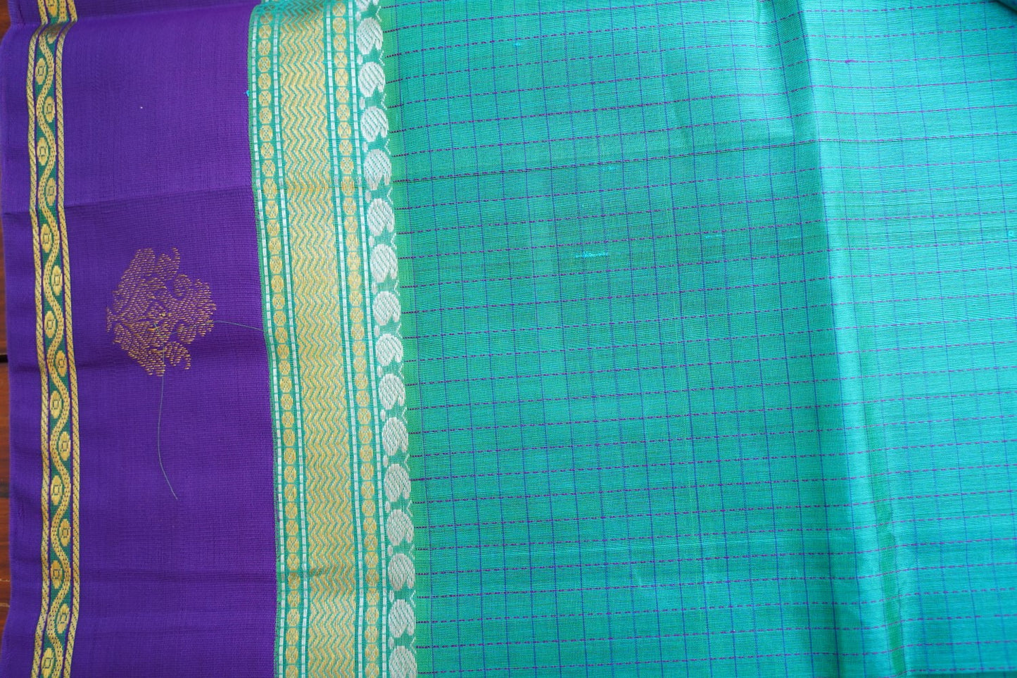 Kanchi Handloom Silk Cotton Saree PC16998