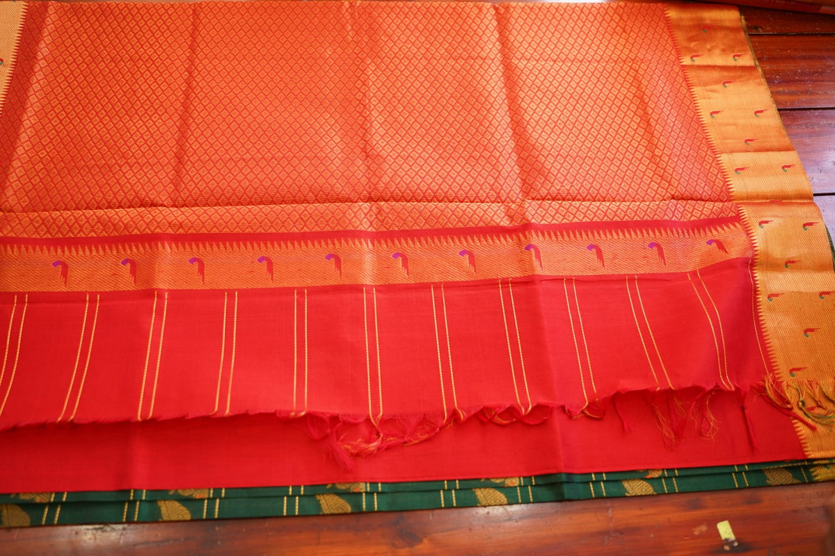 Kanchi Handloom Silk Cotton Saree PC17803