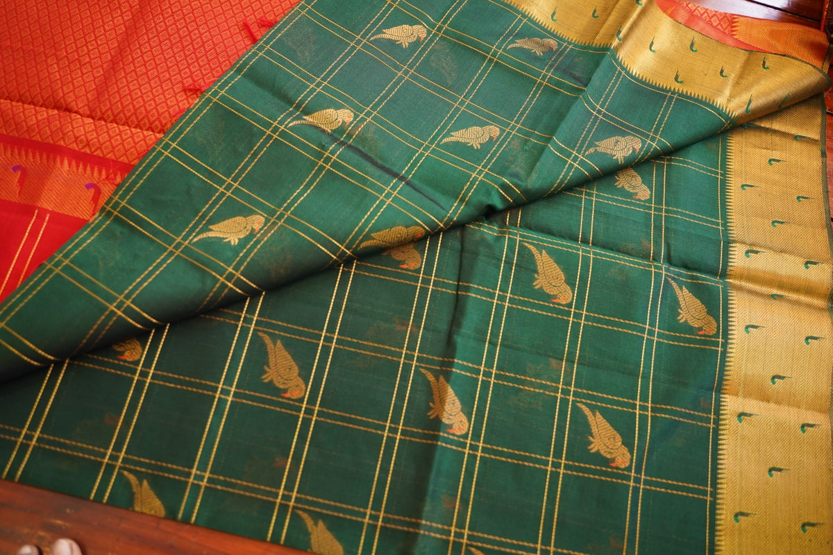 Kanchi Handloom Silk Cotton Saree PC17803