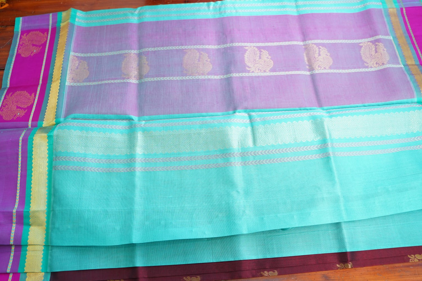 Kanchi Handloom Silk Cotton Saree PC16997