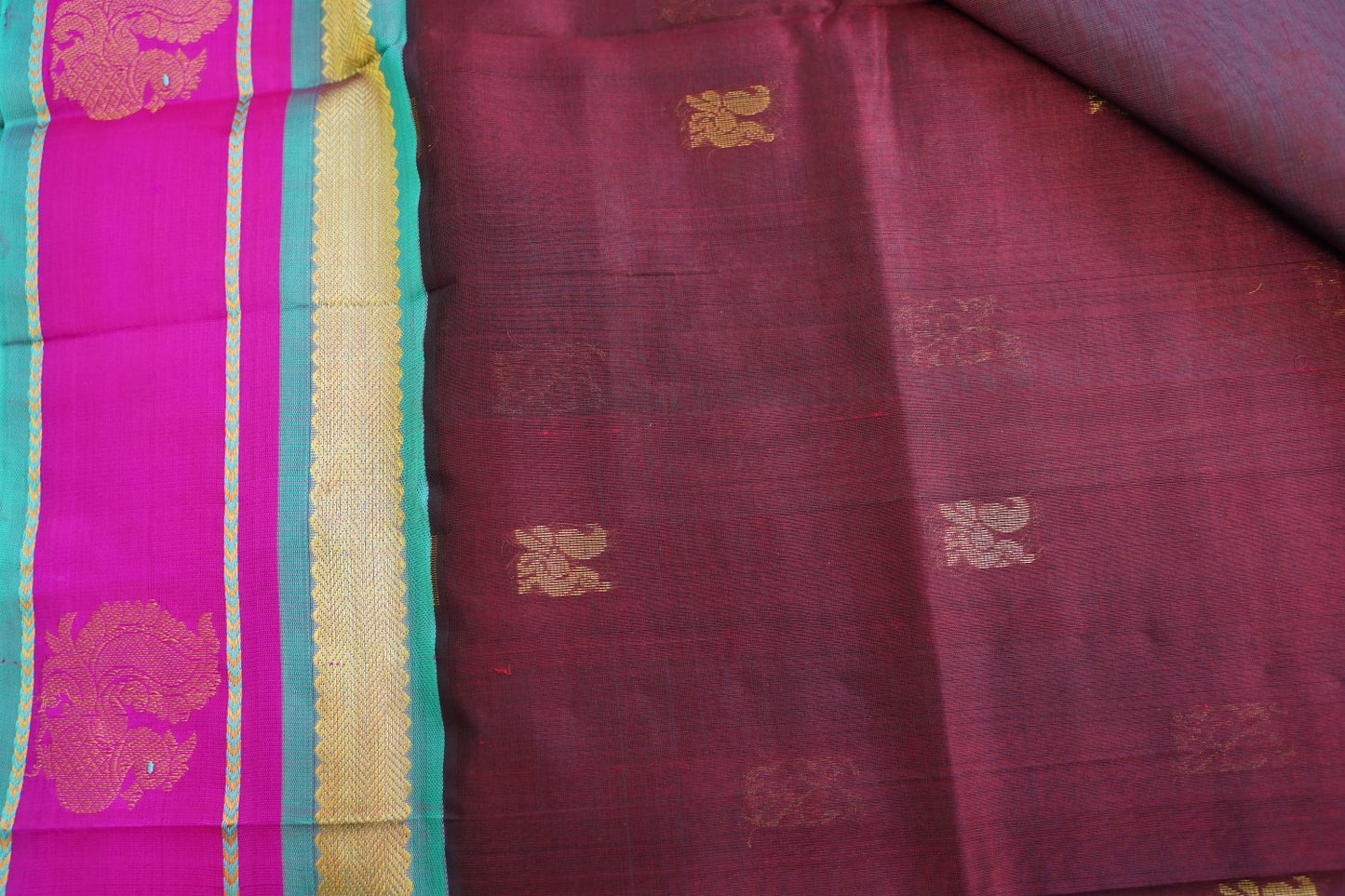 Kanchi Handloom Silk Cotton Saree PC16997