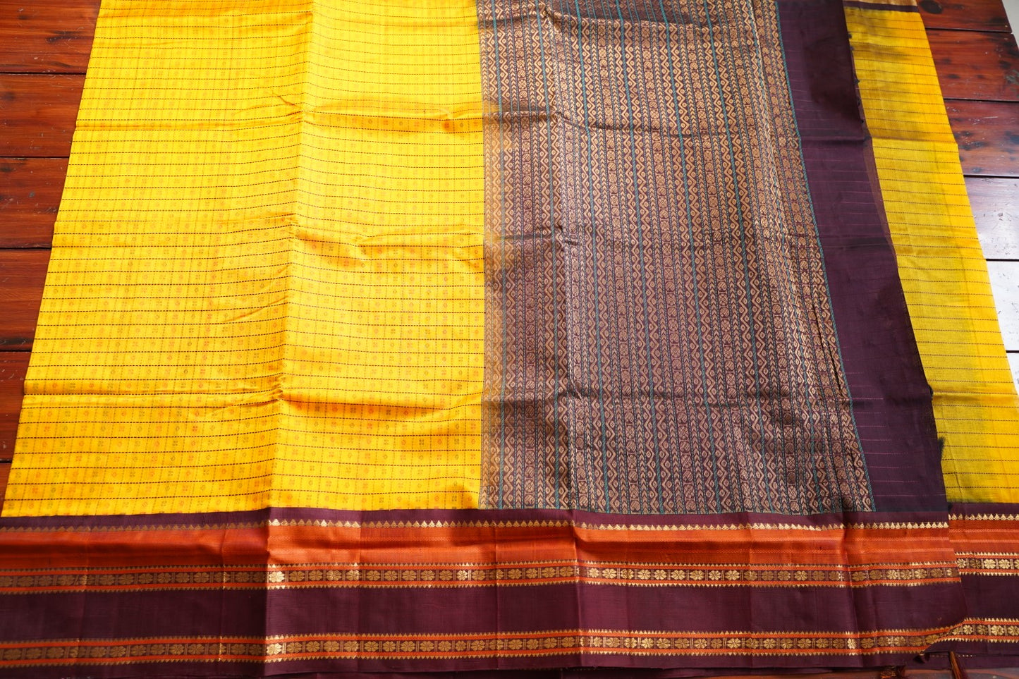 Kanchi Handloom Silk Cotton Saree-PC15725