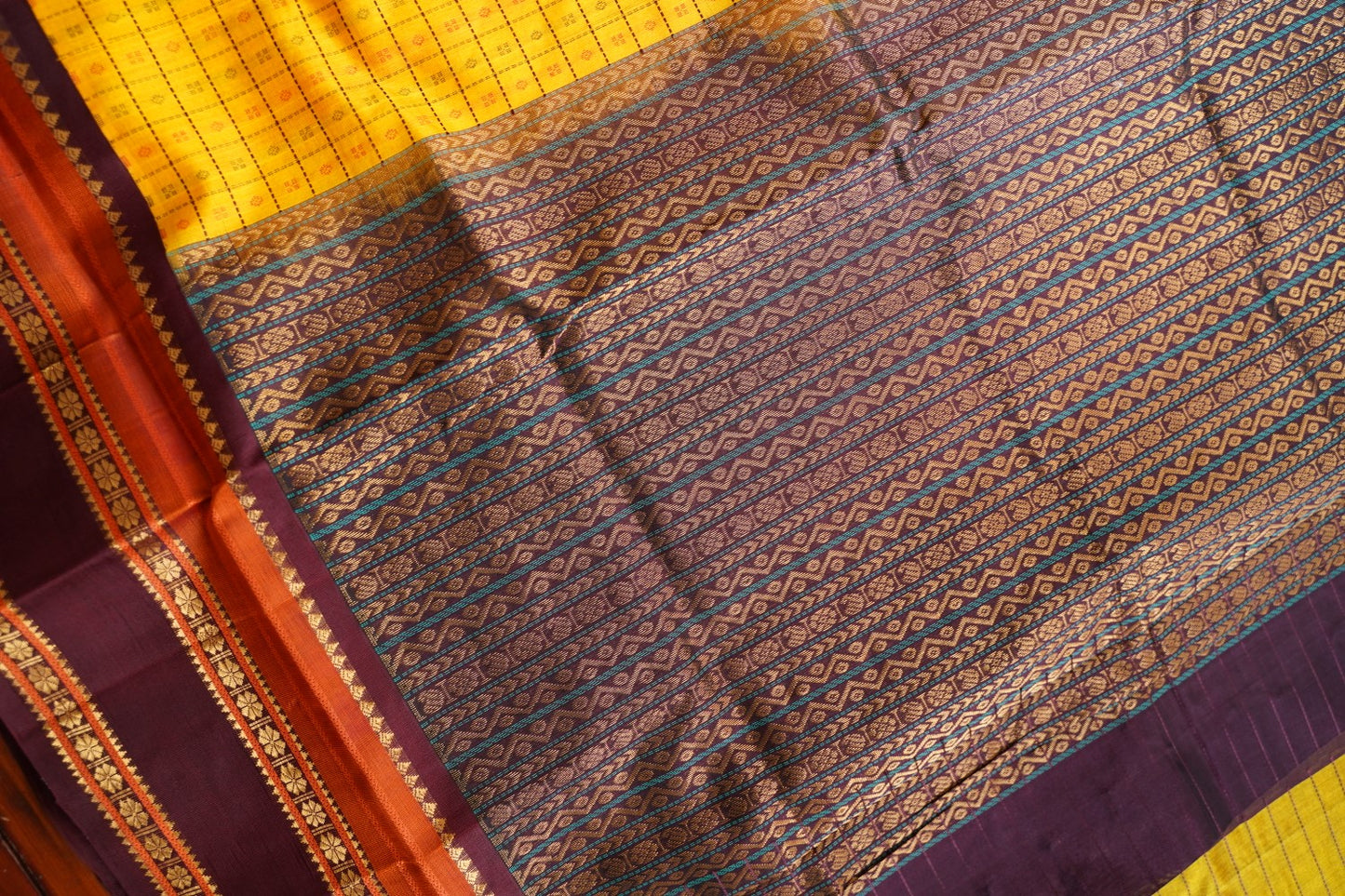 Kanchi Handloom Silk Cotton Saree-PC15725