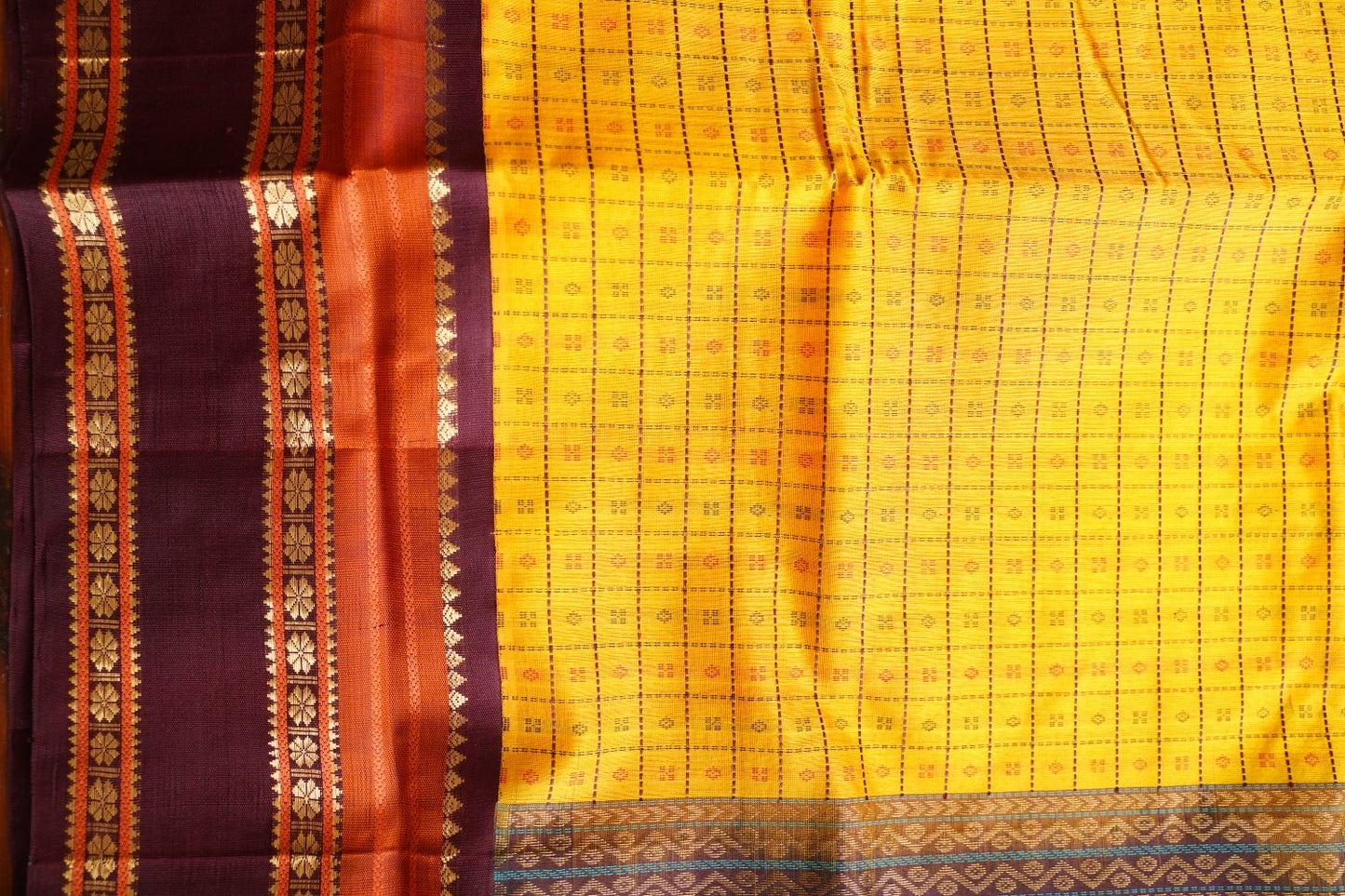 Kanchi Handloom Silk Cotton Saree-PC15725