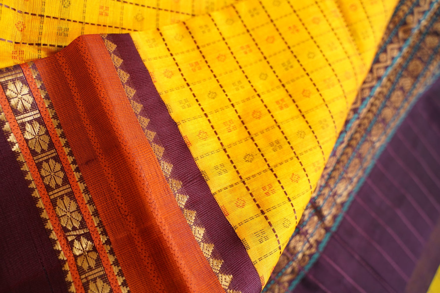 Kanchi Handloom Silk Cotton Saree-PC15725