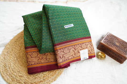 Chettinad handloom Cotton Saree PC15812