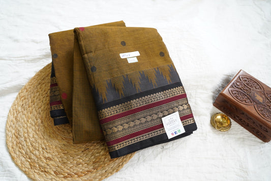 Chettinad handloom Cotton Saree PC15797