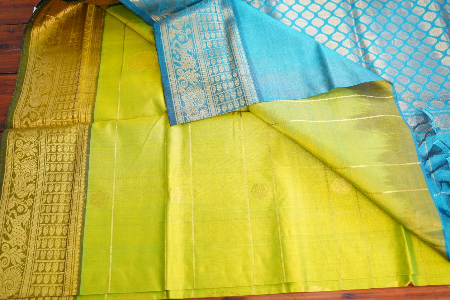 Kanchi Handloom Silk Cotton Saree PC12270