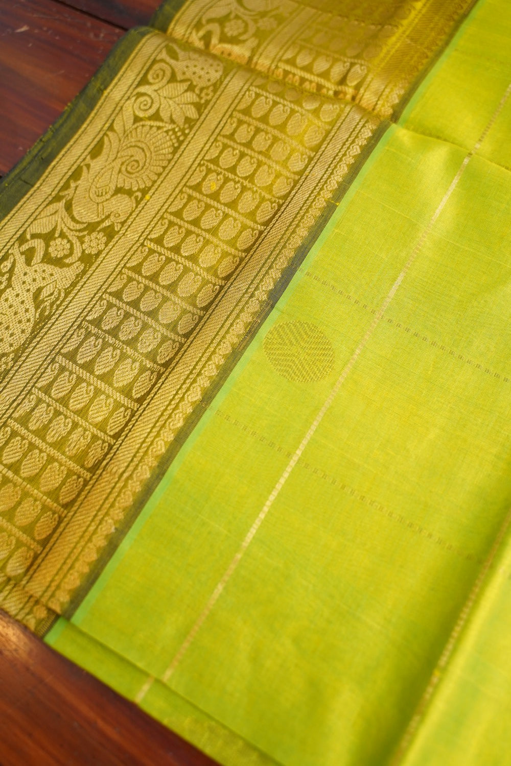 Kanchi Handloom Silk Cotton Saree PC12270