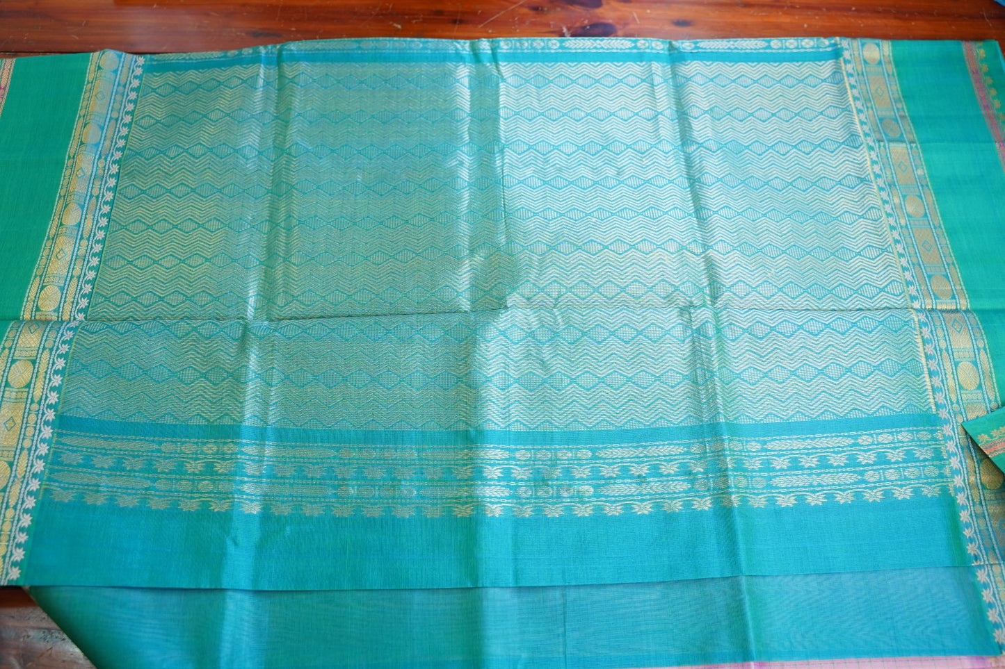 Kanchi Handloom Silk Cotton Saree PC17005