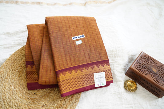 Chettinad handloom Cotton Saree PC15810