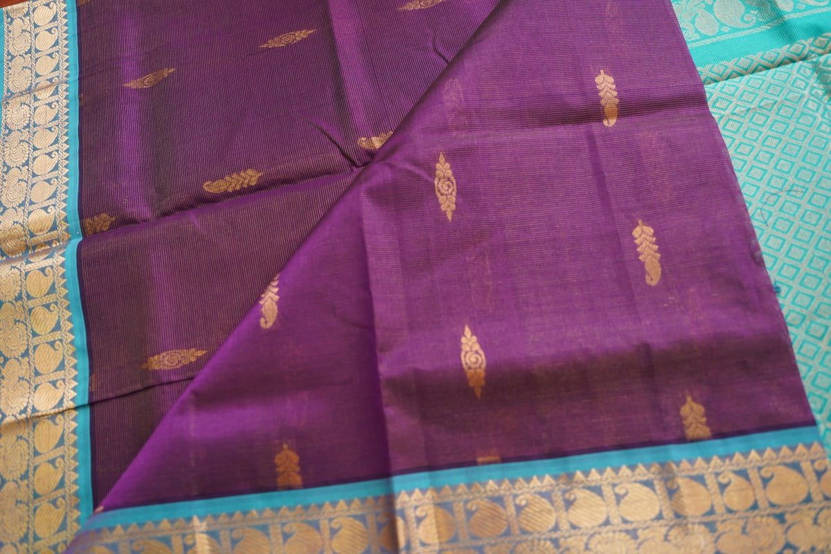 Kanchi Handloom Silk Cotton Saree PC17813