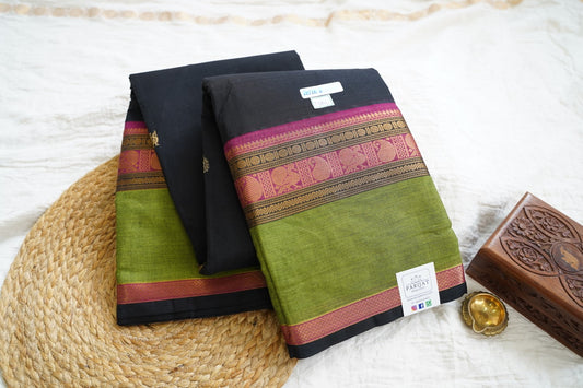 Chettinad handloom Cotton Saree PC15795