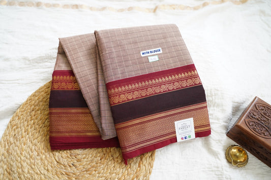 Chettinad handloom Cotton Saree PC15815