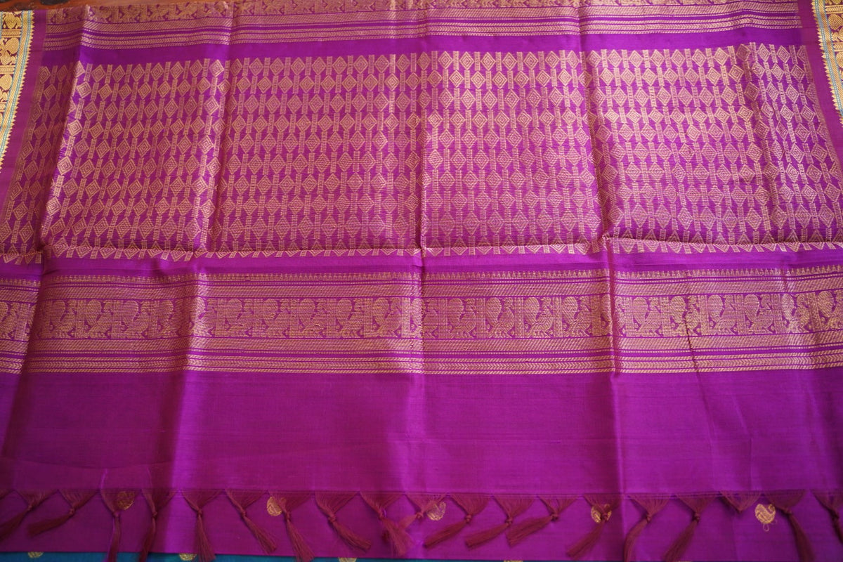 Kanchi Handloom Silk Cotton Saree PC17829