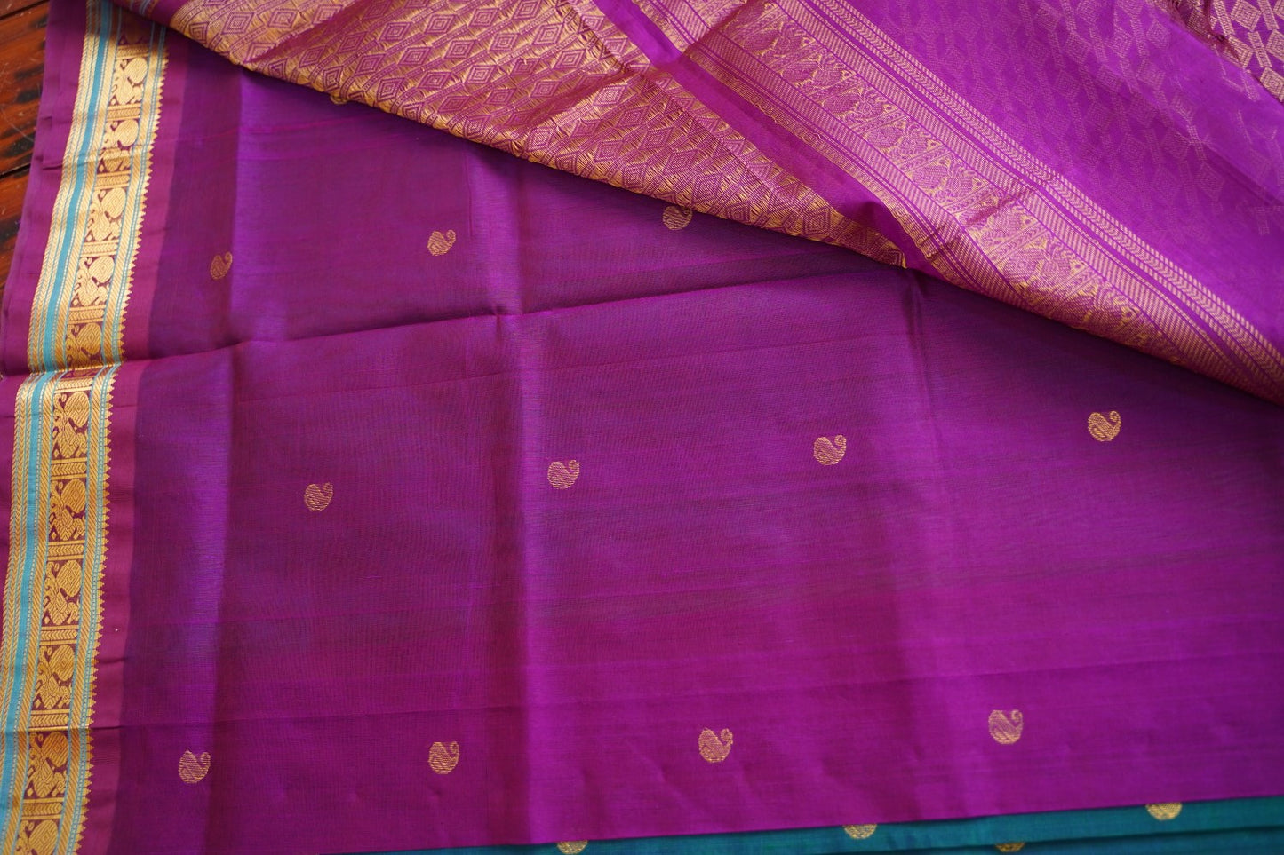 Kanchi Handloom Silk Cotton Saree PC17829
