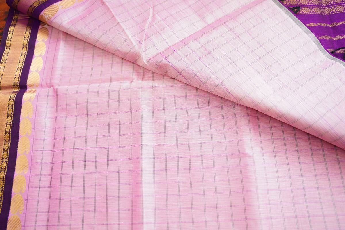 Kanchi Handloom Silk Cotton Saree PC17828