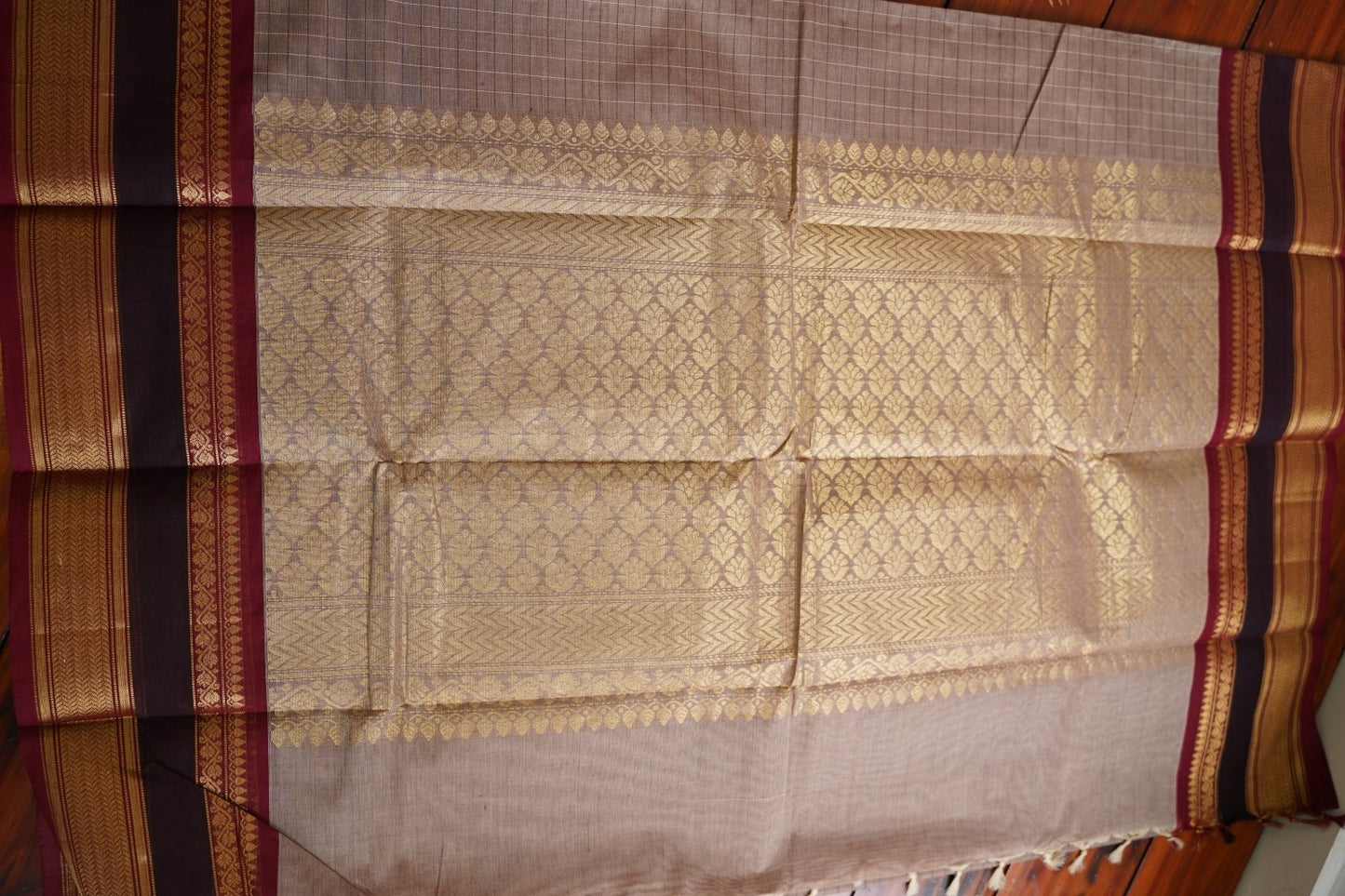 Chettinad handloom Cotton Saree PC15815
