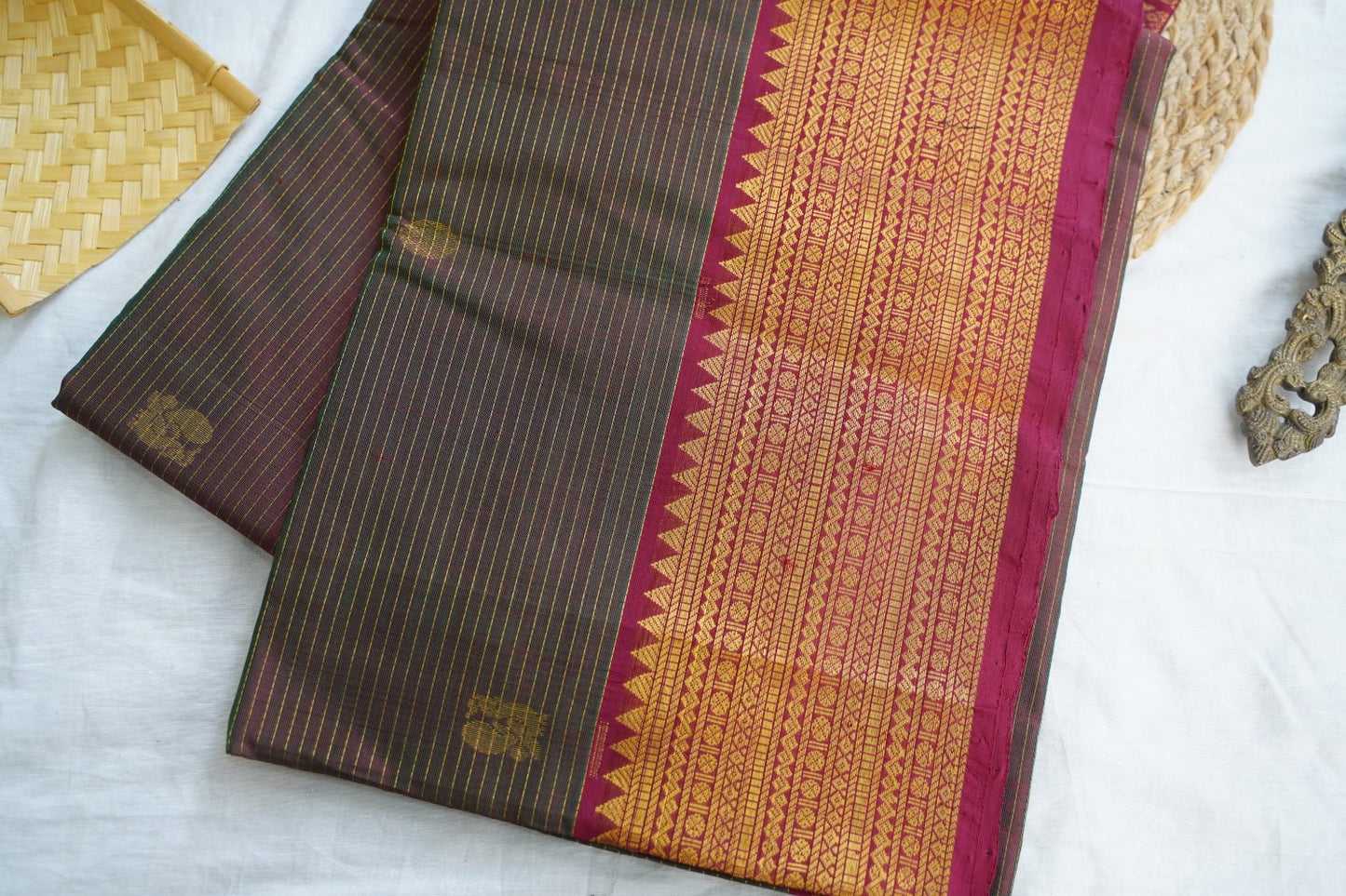 Kanchi Handloom Silk Cotton Saree PC17019