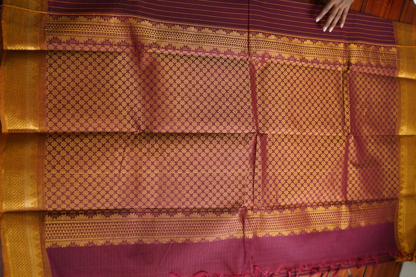 Chettinad handloom Cotton Saree PC15809