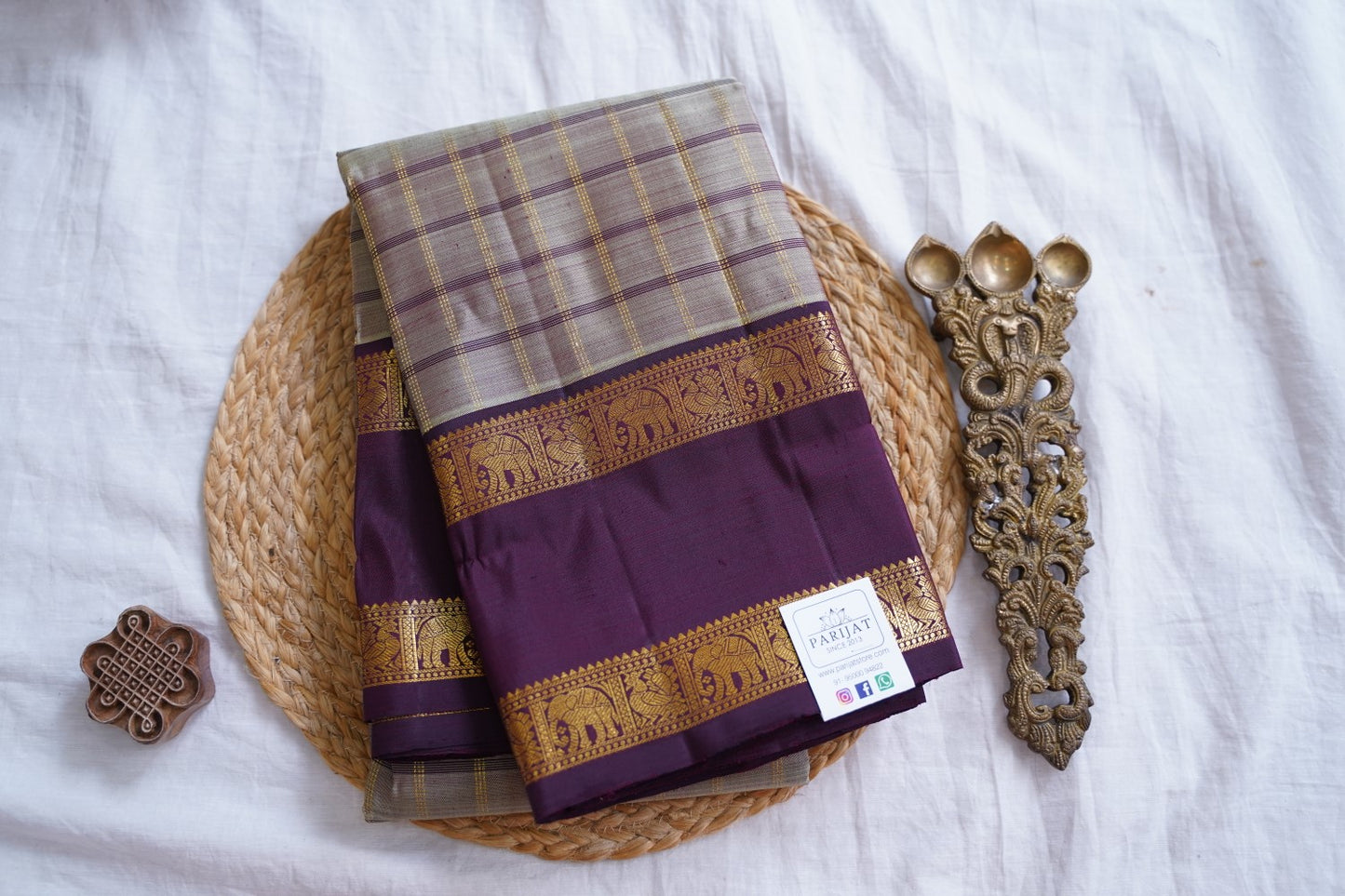 Pure Kanchi Silk Saree PC17842