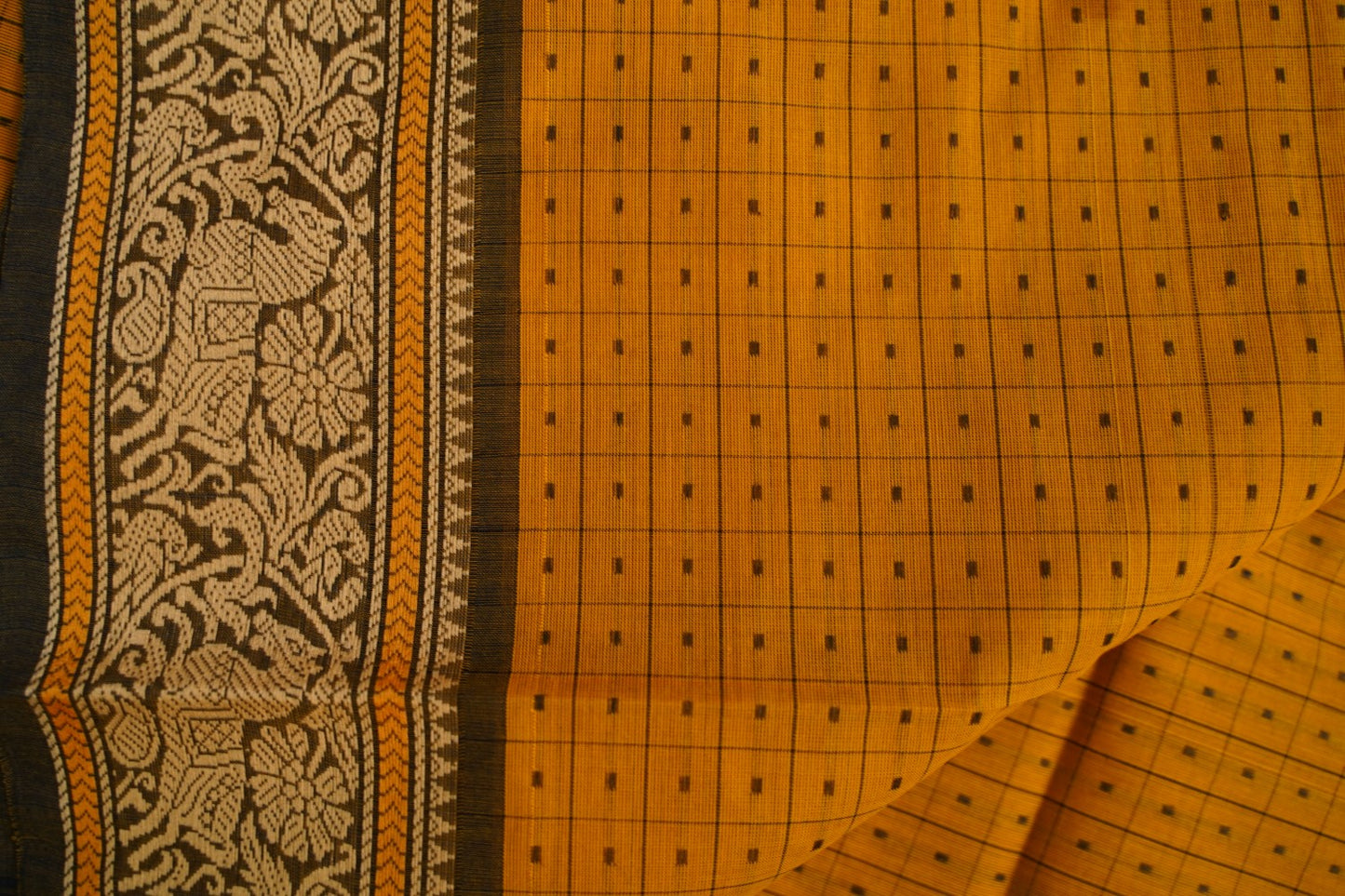 Chettinad handloom Cotton Saree PC15807