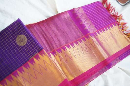 Kanchi Handloom Silk Cotton Saree PC17024