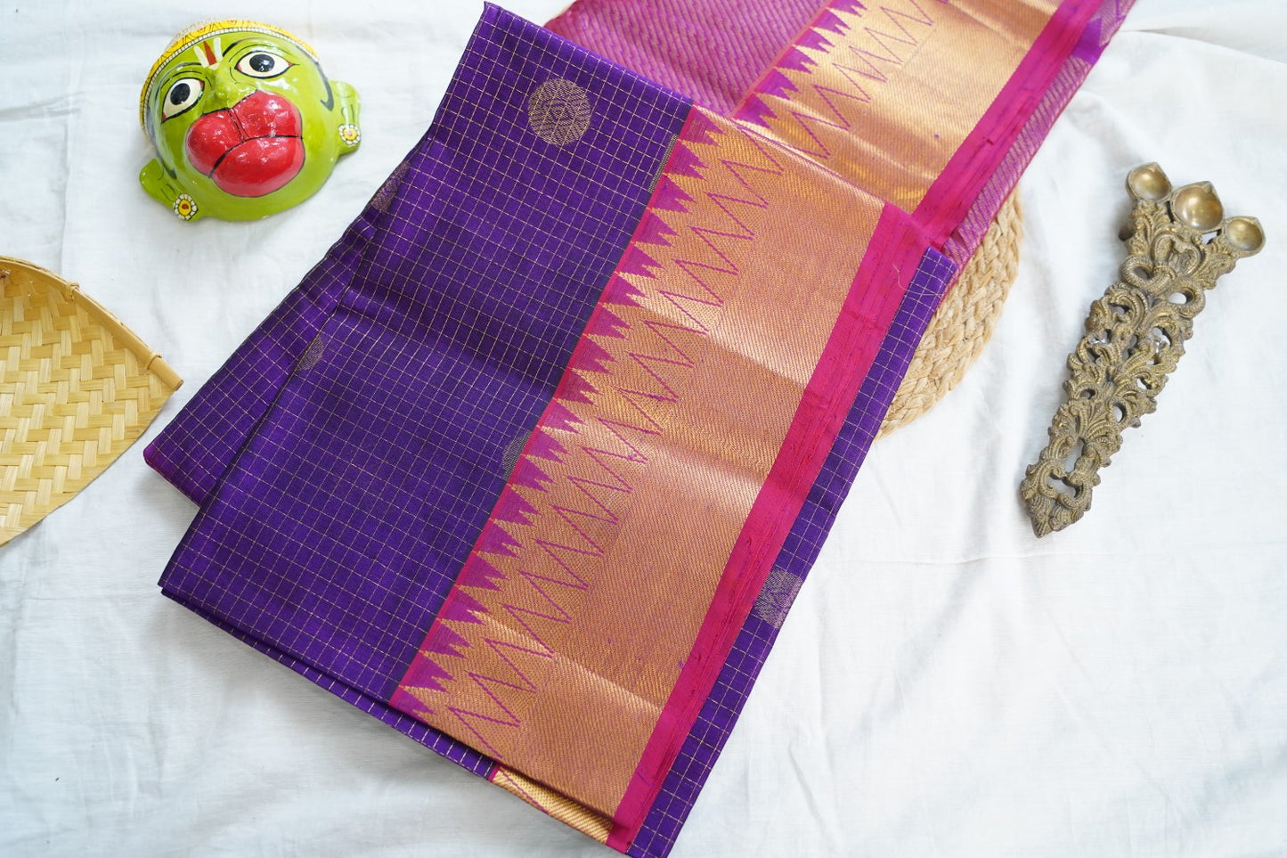 Kanchi Handloom Silk Cotton Saree PC17024