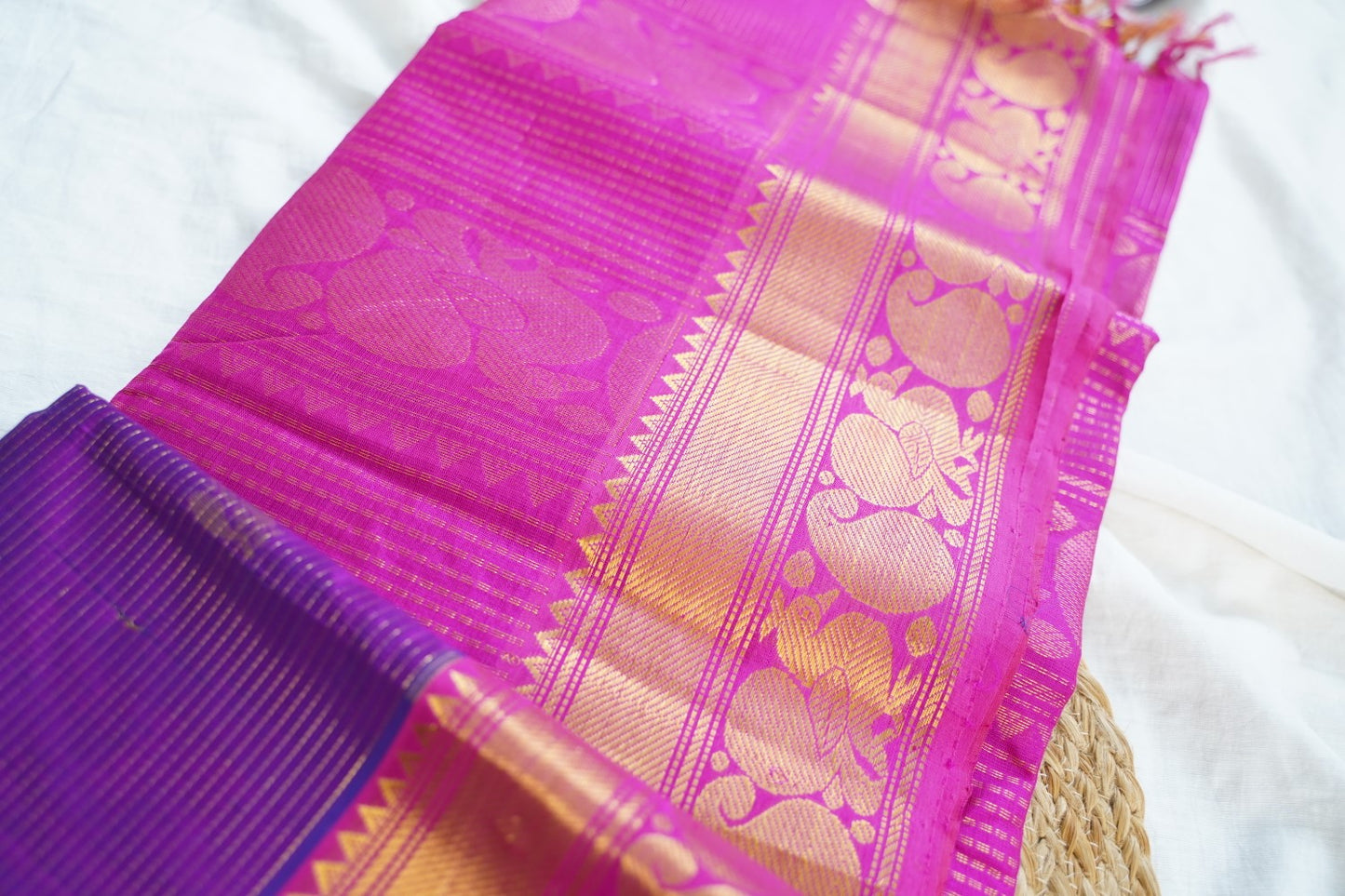 Kanchi Handloom Silk Cotton Saree PC17028