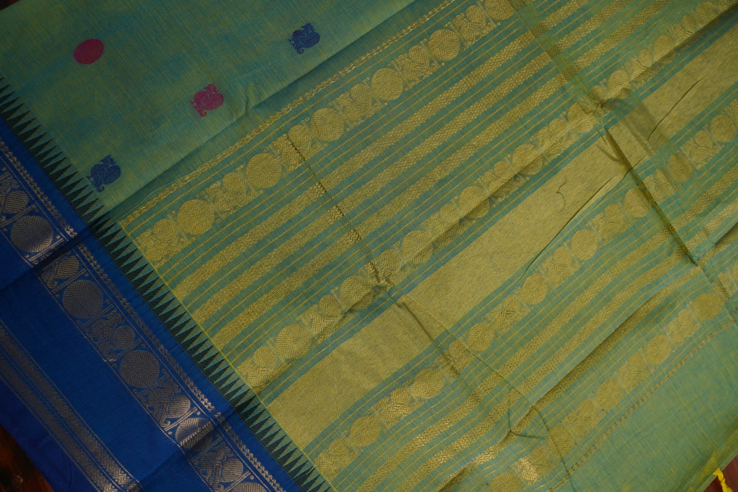 Chettinad handloom Cotton Saree PC15804