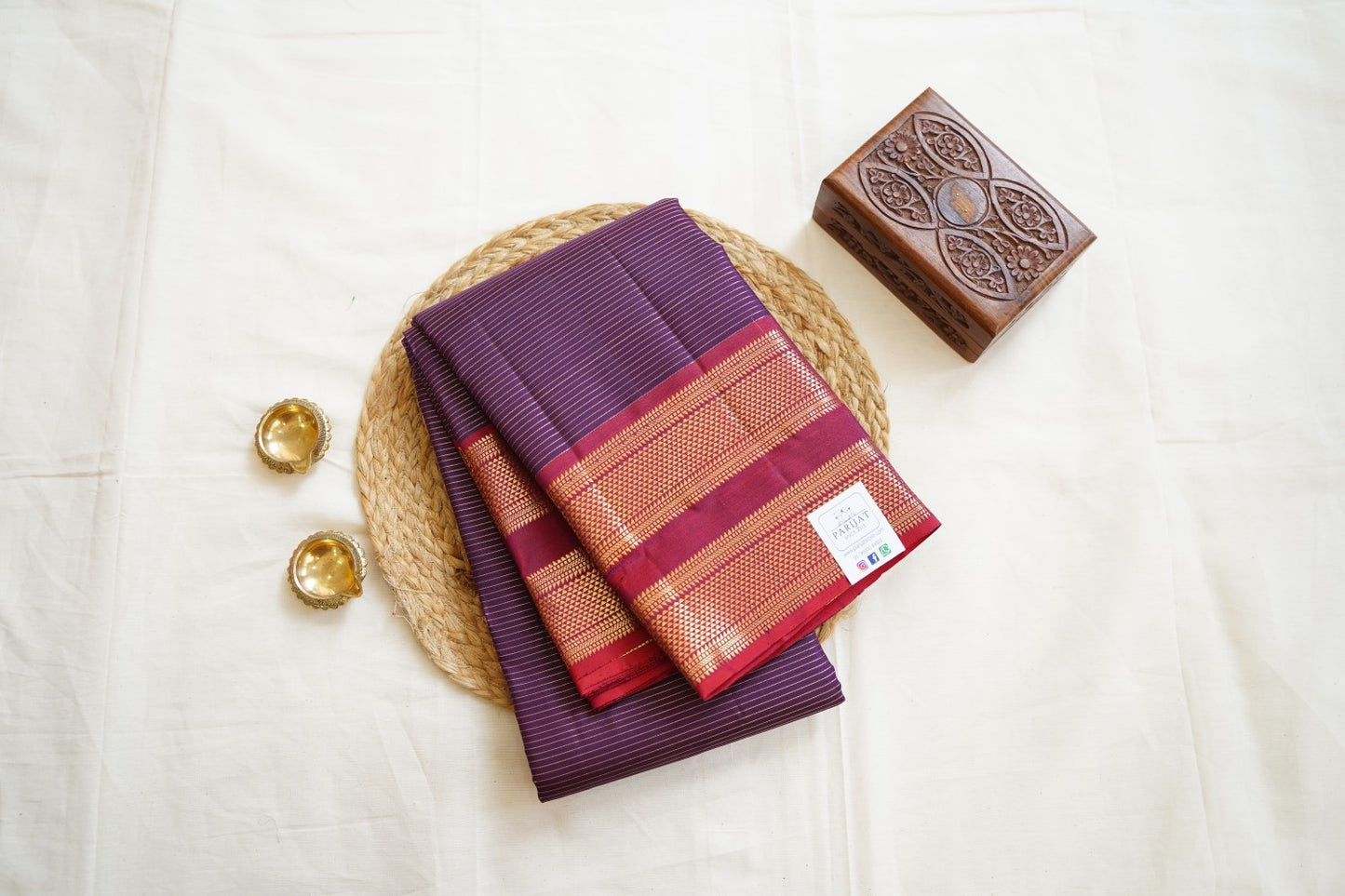 Pure Vairaoosi Kanchi Silk Saree -PC14232