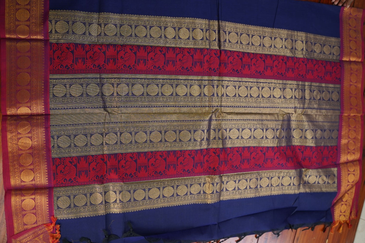 Chettinad handloom Cotton Saree PC15799