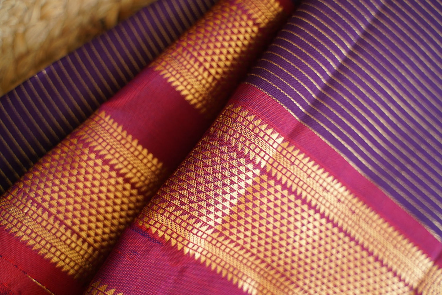 Pure Vairaoosi Kanchi Silk Saree -PC14232