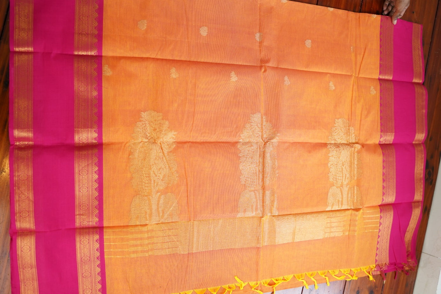 Chettinad handloom Cotton Saree PC15818
