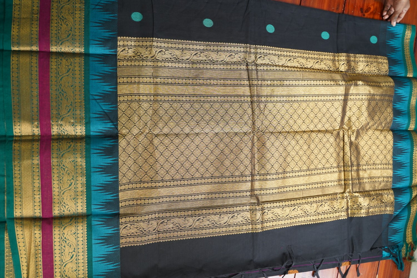 Chettinad handloom Cotton Saree PC15796
