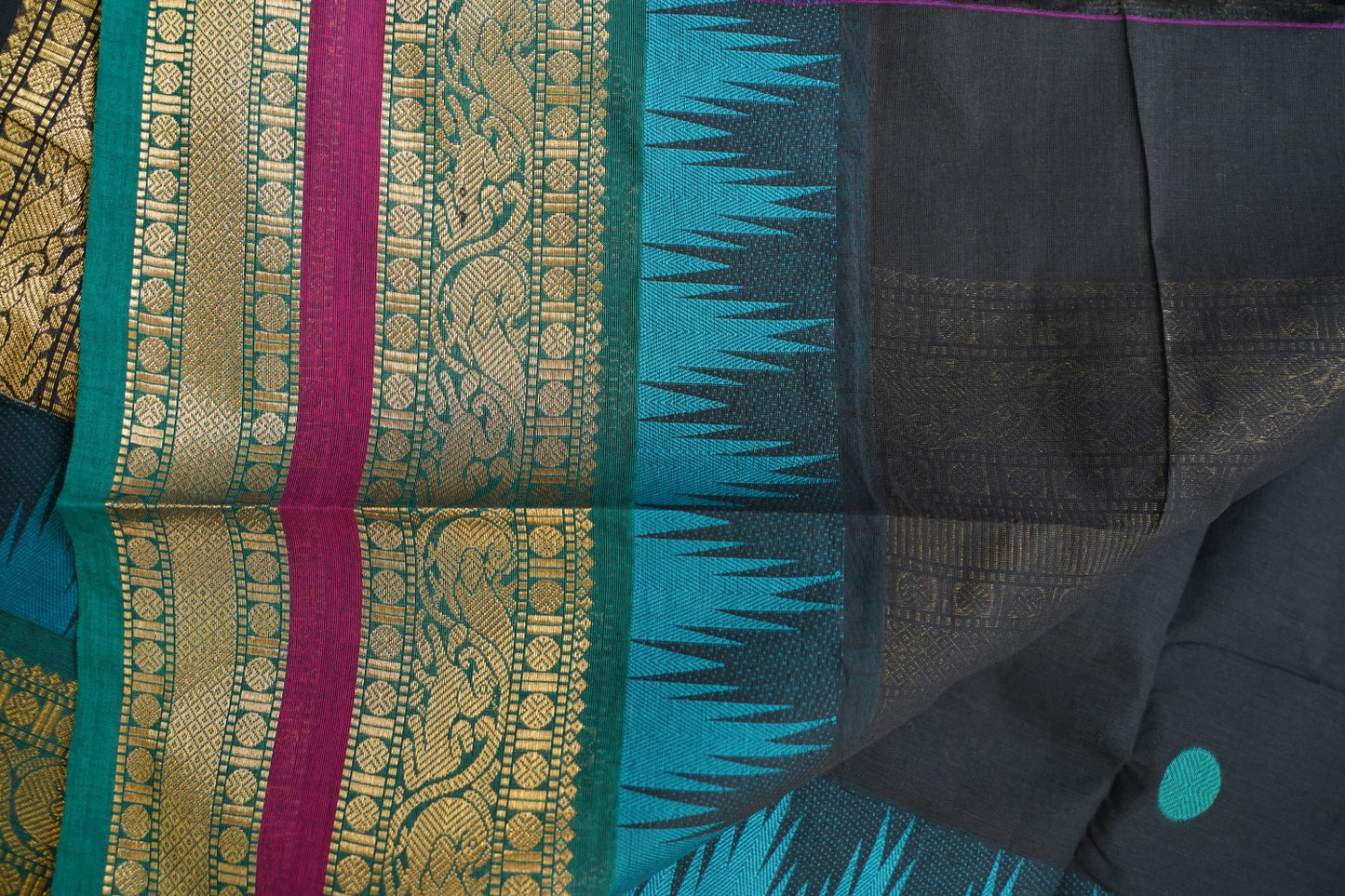Chettinad handloom Cotton Saree PC15796