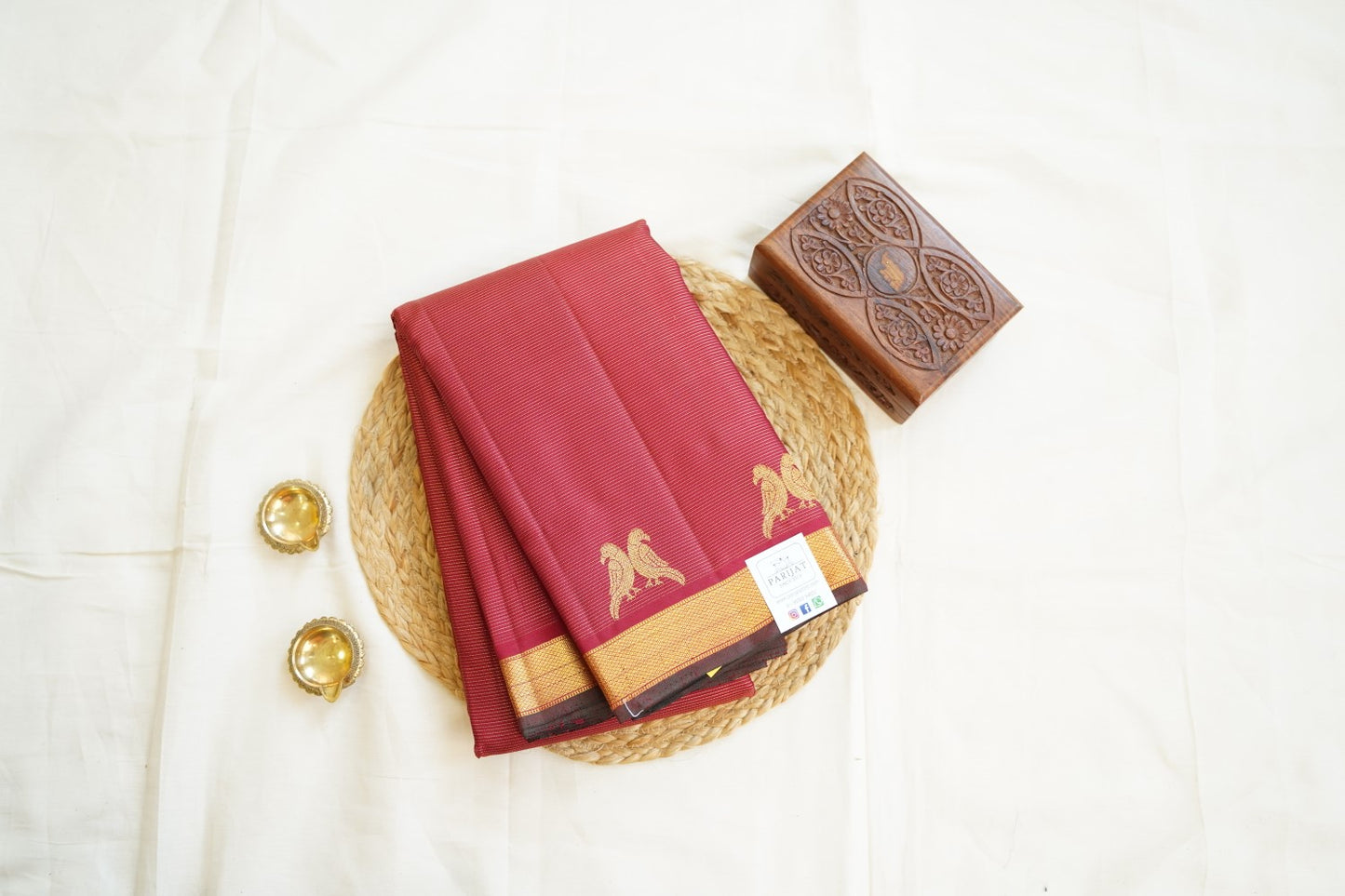 Pure Vairaoosi Kanchi Silk Saree -PC14242